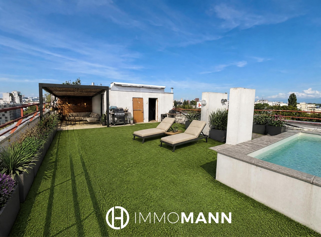 Appartement 3P de 85m2 avec terrasse en toiture de 95m2